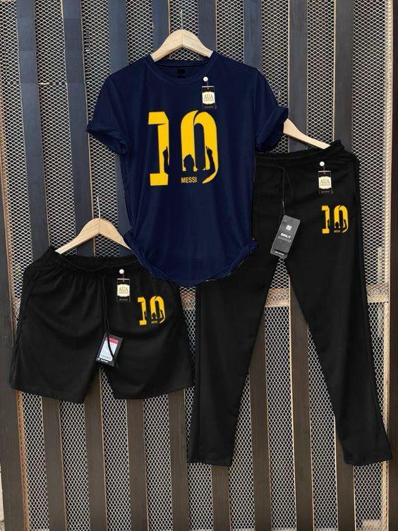 Men's Graphic Print T-Shirt & Tracksuit Set AZ-6622