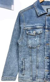Girl's Distressed Denim Jacket AZ-3321