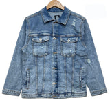 Girl's Distressed Denim Jacket AZ-3321