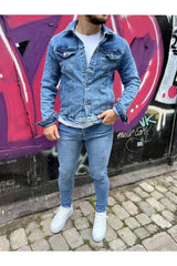 Men's Classic Denim Jacket AZ-5555