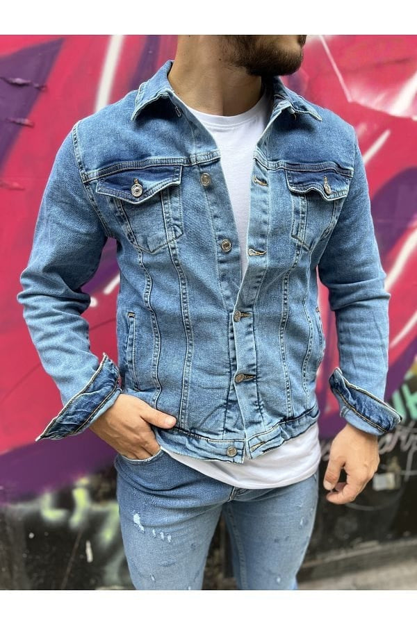Men's Classic Denim Jacket AZ-5555