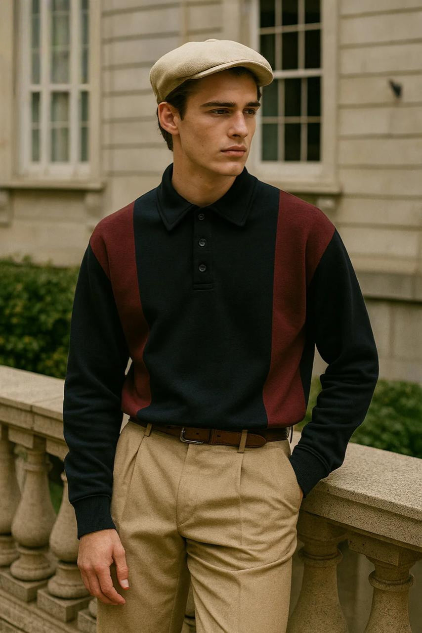 The Polo with Vertical Stripes AZ-4455