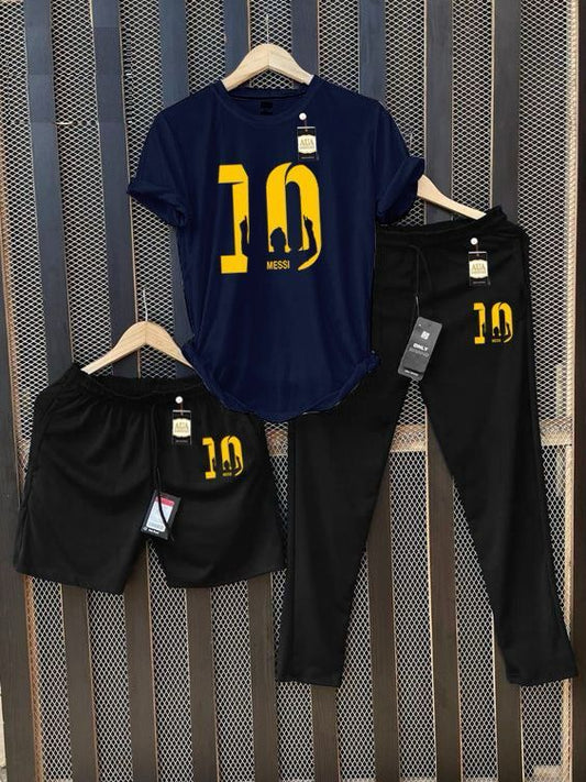 Men's Printed T-Shirt and Joggers/Shorts Combo Tracksuit Set AZ-4400