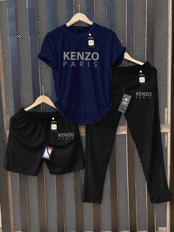 Men's Printed T-Shirt and Joggers/Shorts Combo Tracksuit Set AZ-4400