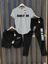 Men's Printed T-Shirt and Joggers/Shorts Combo Tracksuit Set AZ-4400