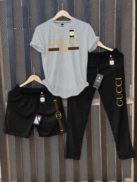 Men's Printed T-Shirt and Joggers/Shorts Combo Tracksuit Set AZ-4400
