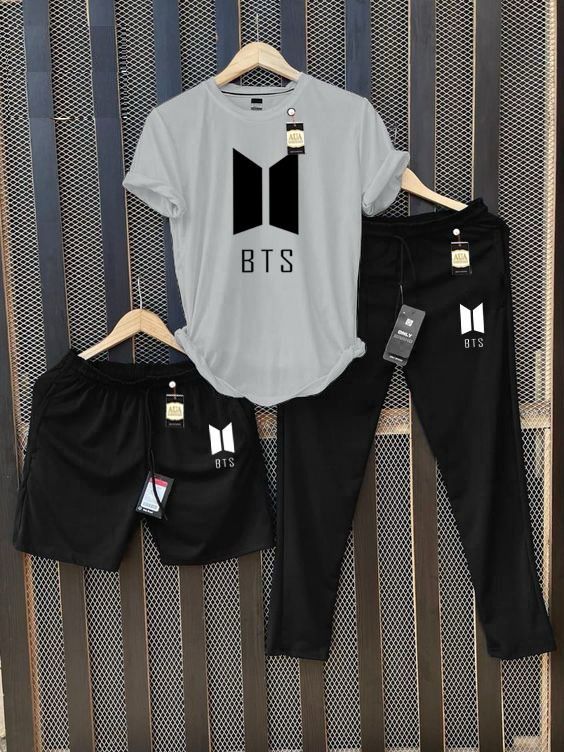 Men's Printed T-Shirt and Joggers/Shorts Combo Tracksuit Set AZ-4400