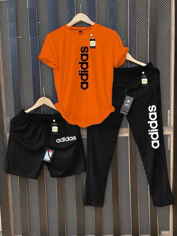 Men's Printed T-Shirt and Joggers/Shorts Combo Tracksuit Set AZ-4400
