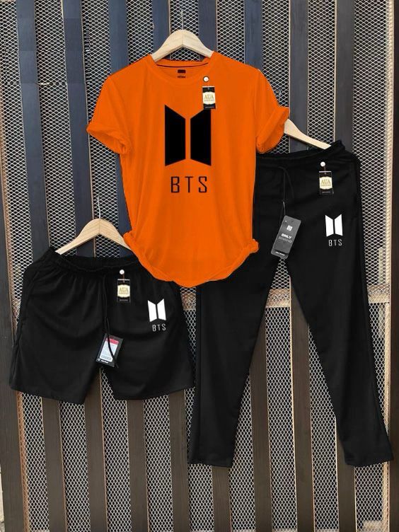 Men's Printed T-Shirt and Joggers/Shorts Combo Tracksuit Set AZ-4400