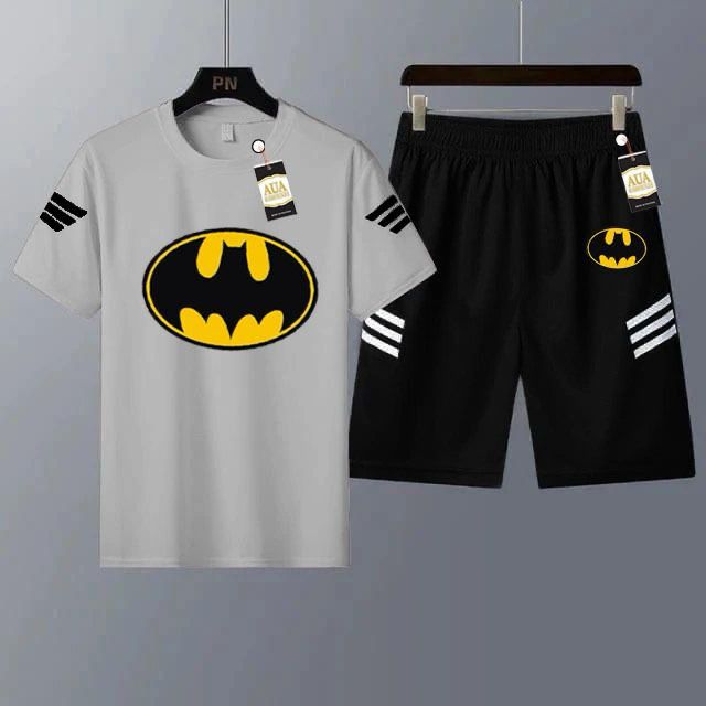 Men's Casual Printed T-Shirt and Shorts Tracksuit Set AZ-4401