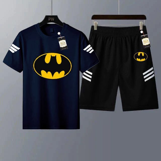 Men's Casual Printed T-Shirt and Shorts Tracksuit Set AZ-4401