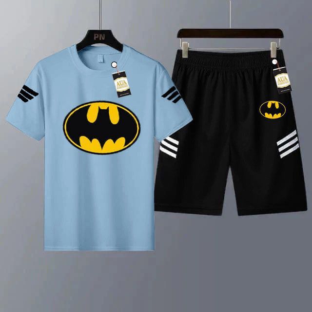 Men's Casual Printed T-Shirt and Shorts Tracksuit Set AZ-4401