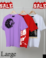 Men's Casual Printed Round Neck T-Shirt Combo Pack AZ-5500