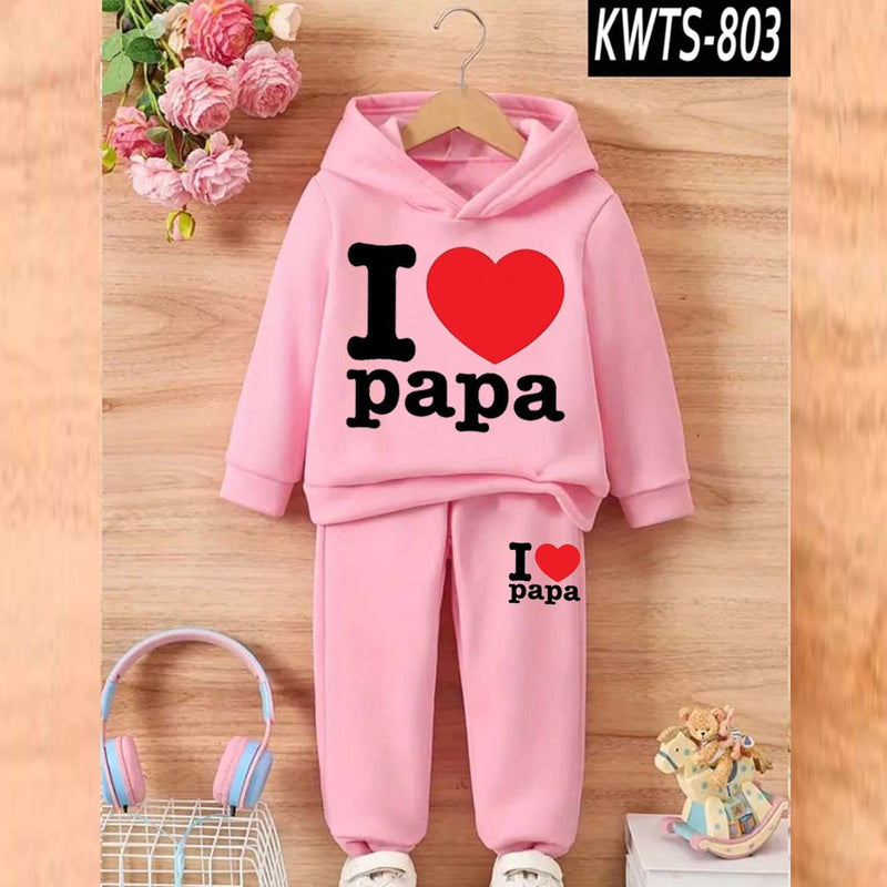 Kids' Printed Hoodie and Trouser Tracksuit Set