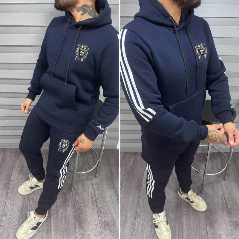 Men's Lion Crest Tracksuit Set AZ-9922