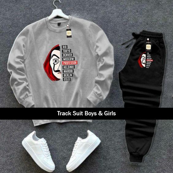 Printed Sweatshirt and Jogger Track Suit AZ-7777