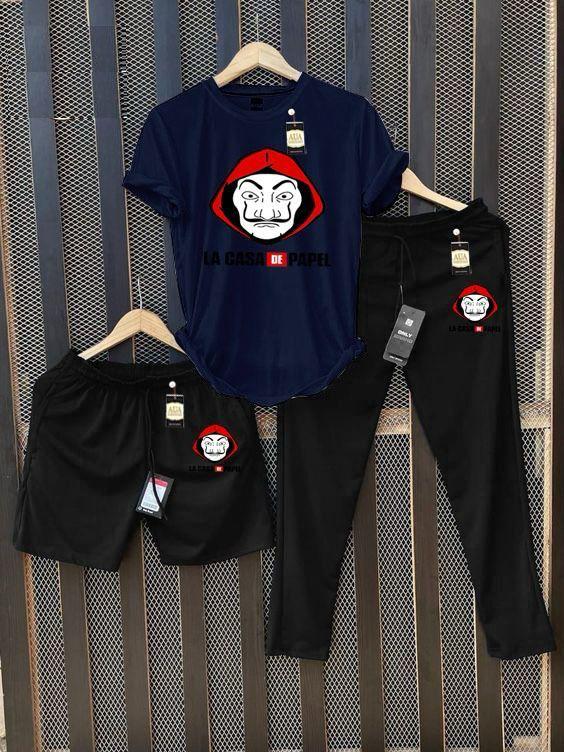 Men's Graphic Print T-Shirt & Tracksuit Set AZ-6622