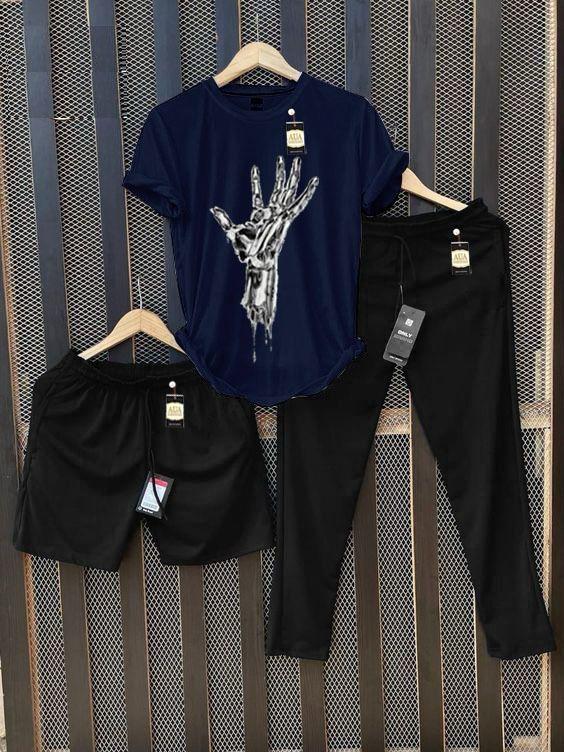 Men's Graphic Print T-Shirt & Tracksuit Set AZ-6622
