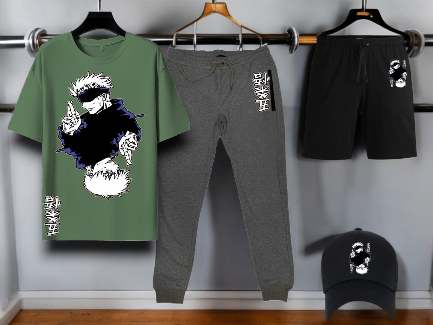 'Jujutsu Kaisen' Graphic Outfit Set AZ-7722
