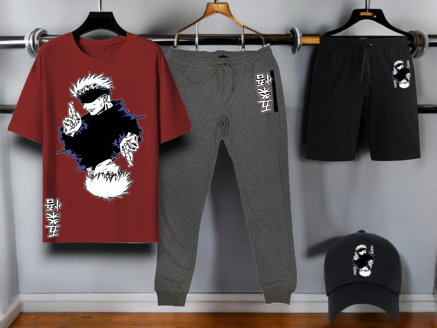 'Jujutsu Kaisen' Graphic Outfit Set AZ-7722