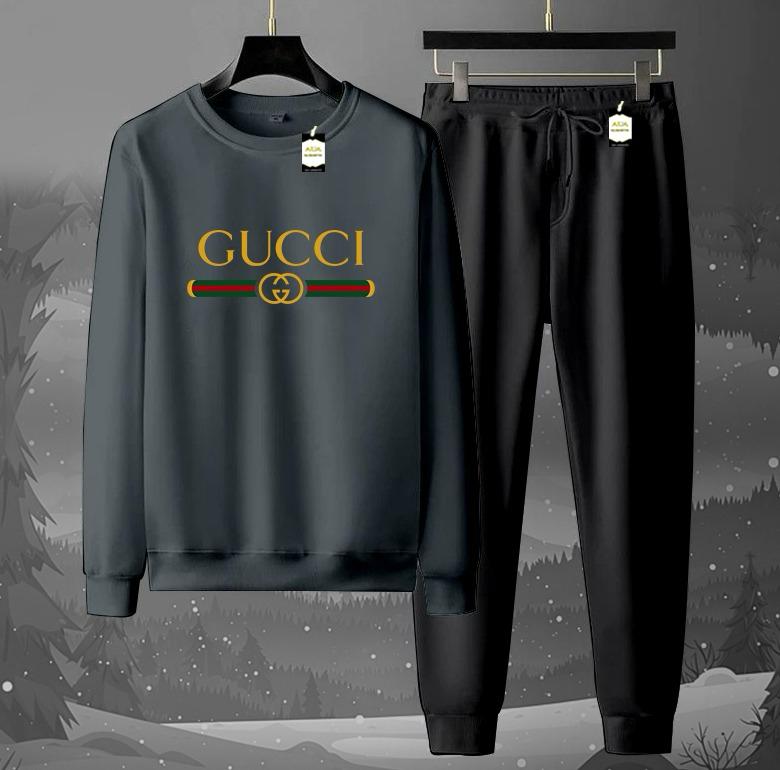 Graphic Sweatshirt & Jogger Tracksuit Set – Cozy 2-Piece Winter AZ-1199