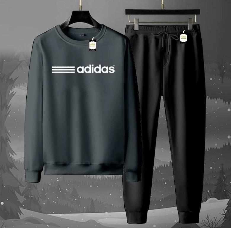 Graphic Sweatshirt & Jogger Tracksuit Set – Cozy 2-Piece Winter AZ-1199