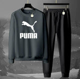Graphic Sweatshirt & Jogger Tracksuit Set – Cozy 2-Piece Winter AZ-1199