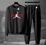 Graphic Sweatshirt & Jogger Tracksuit Set – Cozy 2-Piece Winter AZ-1199