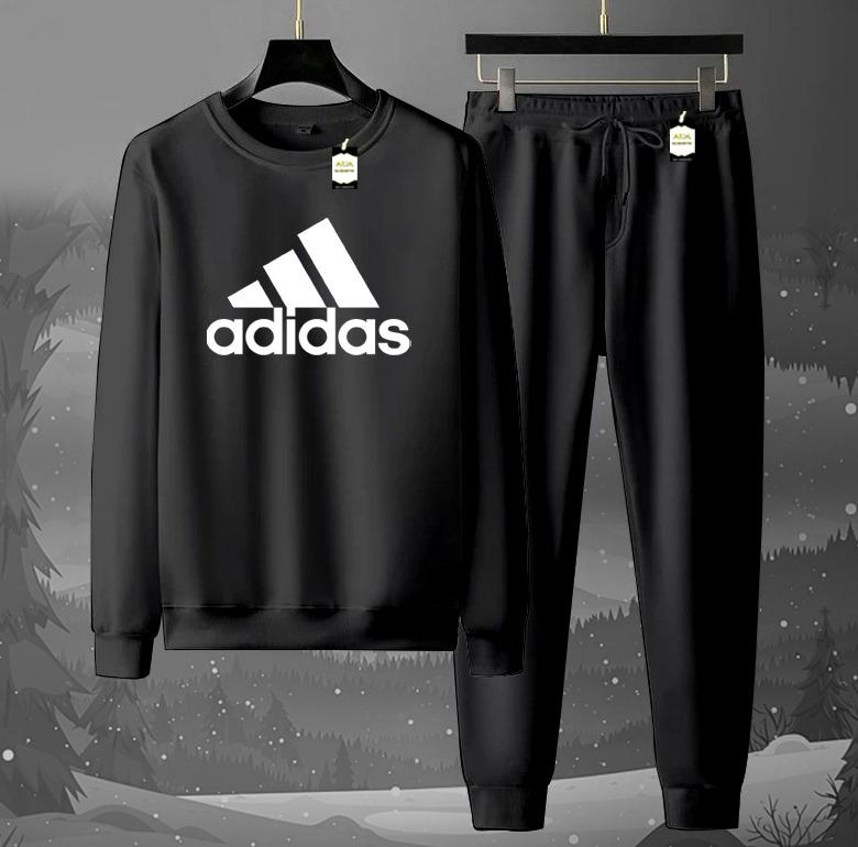 Graphic Sweatshirt & Jogger Tracksuit Set – Cozy 2-Piece Winter AZ-1199