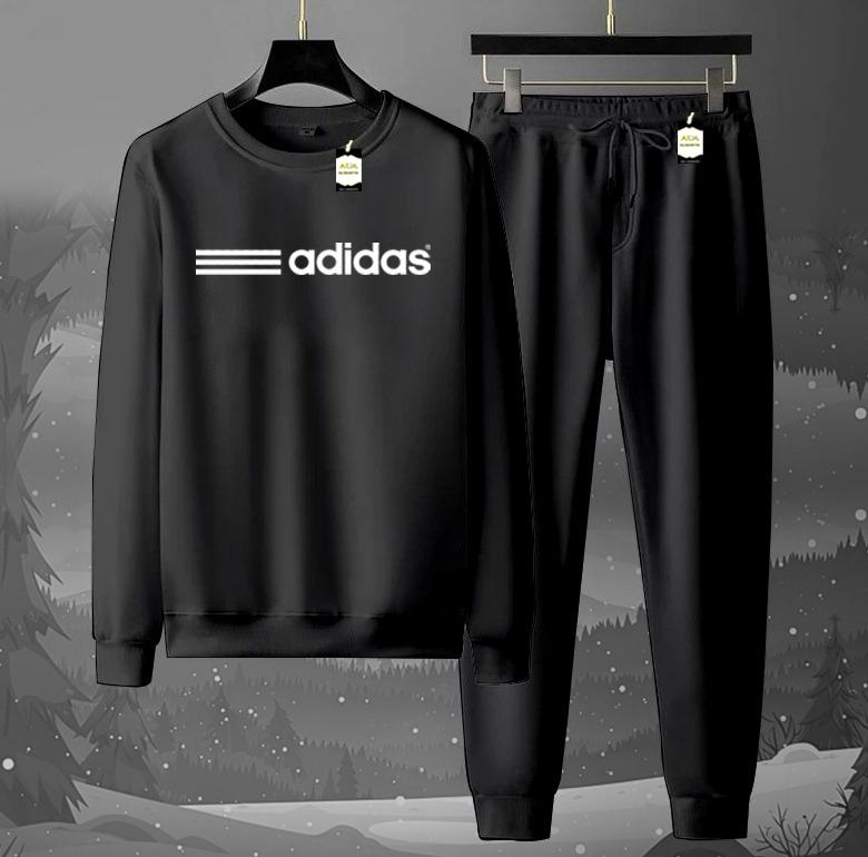 Graphic Sweatshirt & Jogger Tracksuit Set – Cozy 2-Piece Winter AZ-1199