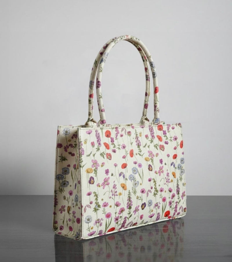 Vibrant Printed Fabric Tote Bag Collection AZ-4467