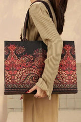 Vibrant Printed Fabric Tote Bag Collection AZ-4467