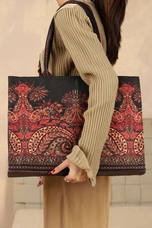 Vibrant Printed Fabric Tote Bag Collection AZ-4467