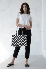 Vibrant Printed Fabric Tote Bag Collection AZ-4467