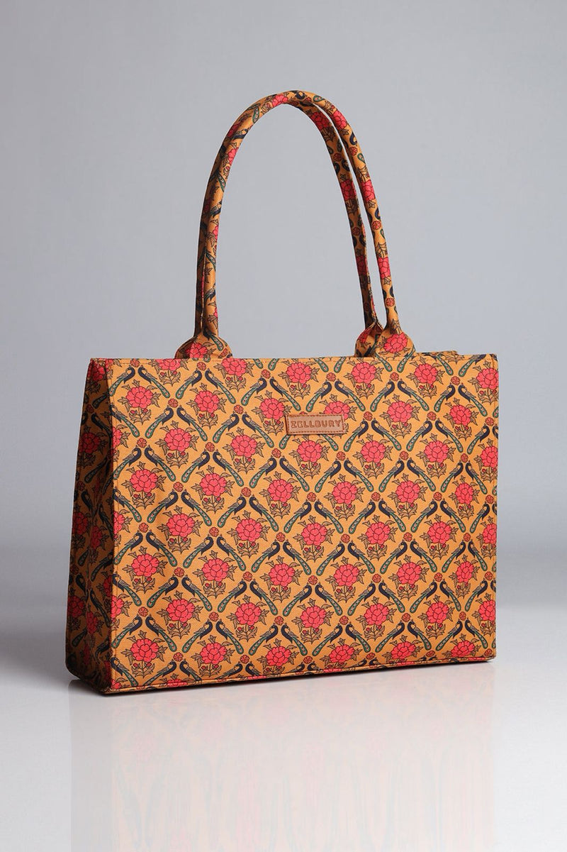 Vibrant Printed Fabric Tote Bag Collection AZ-4467