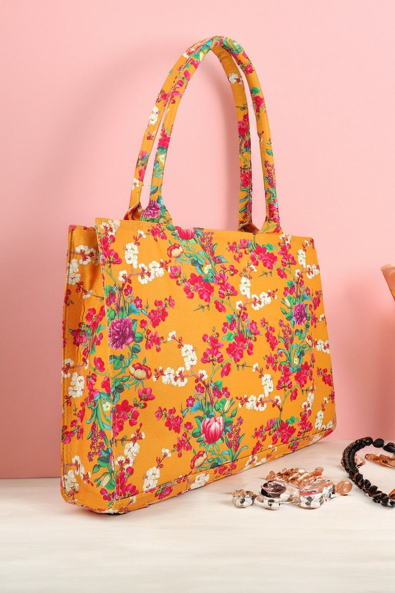 Vibrant Printed Fabric Tote Bag Collection AZ-4467