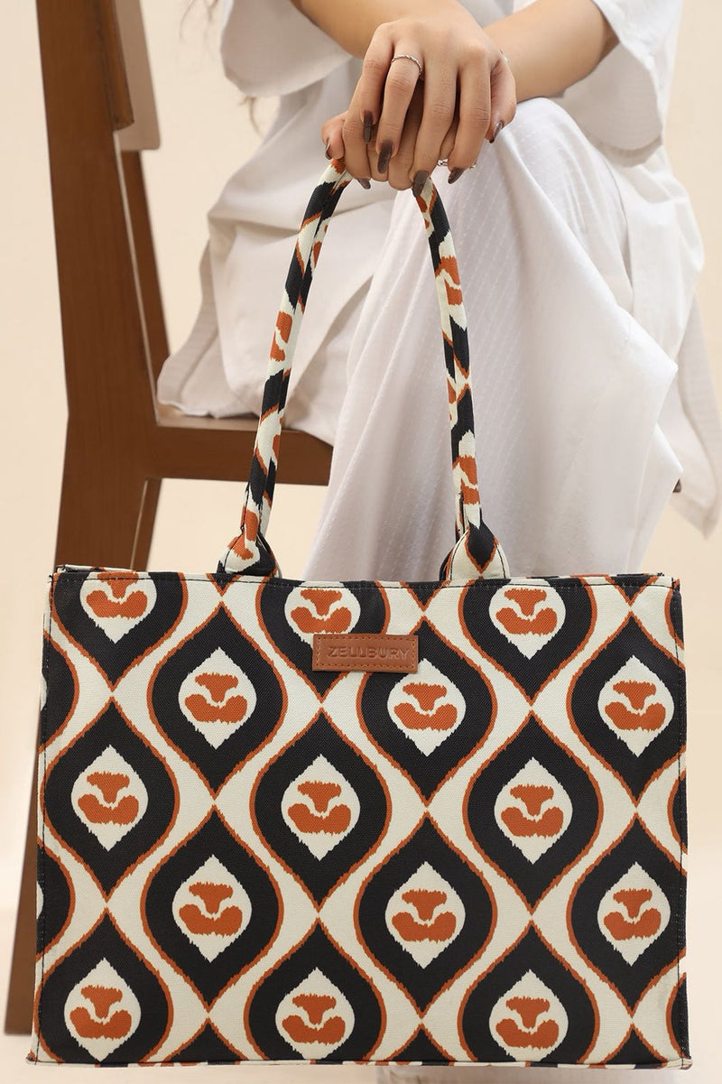 Vibrant Printed Fabric Tote Bag Collection AZ-4467