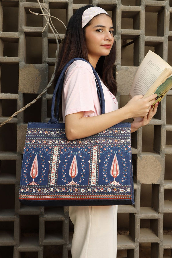 Vibrant Printed Fabric Tote Bag Collection AZ-4467
