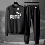 2-Piece Fleece Tracksuit Set: Long-Sleeve Crew neck Sweatshirt & Jogger Pants AZ-6633