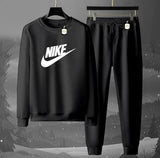 2-Piece Fleece Tracksuit Set: Long-Sleeve Crew neck Sweatshirt & Jogger Pants AZ-6633