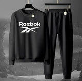 2-Piece Fleece Tracksuit Set: Long-Sleeve Crew neck Sweatshirt & Jogger Pants AZ-6633