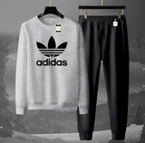 2-Piece Fleece Tracksuit Set: Long-Sleeve Crew neck Sweatshirt & Jogger Pants AZ-6633