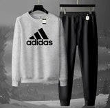 2-Piece Fleece Tracksuit Set: Long-Sleeve Crew neck Sweatshirt & Jogger Pants AZ-6633
