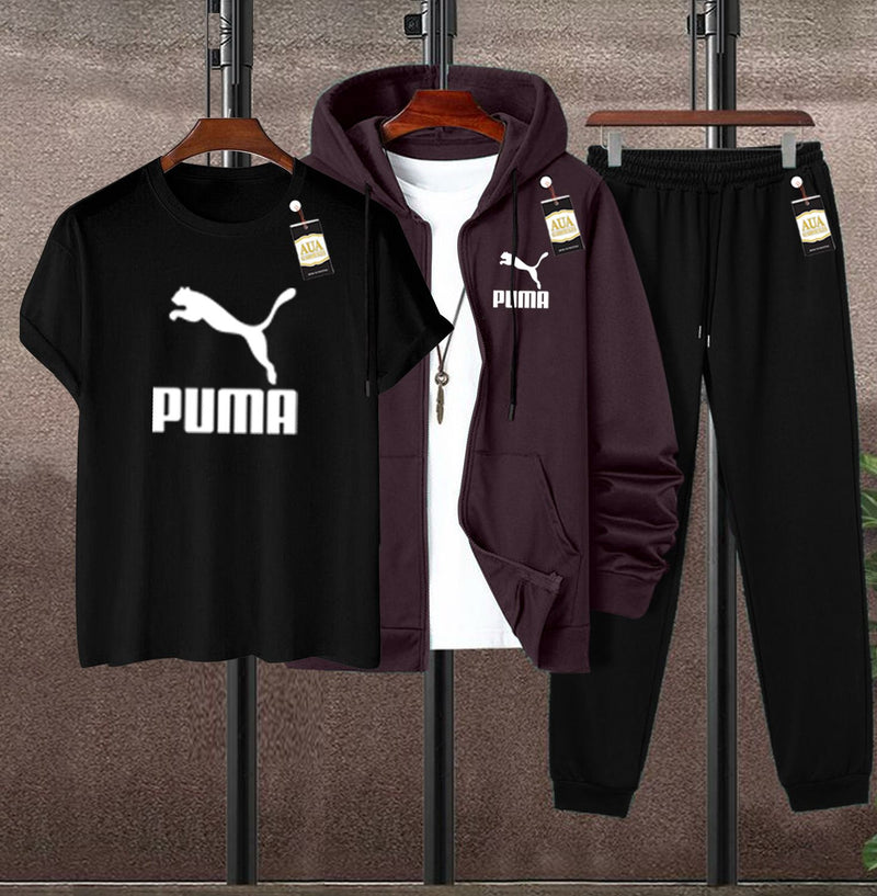 MEN'S CASUAL 3-PIECE ATHLETIC/LEISURE TRACKS SUIT AZ-4488