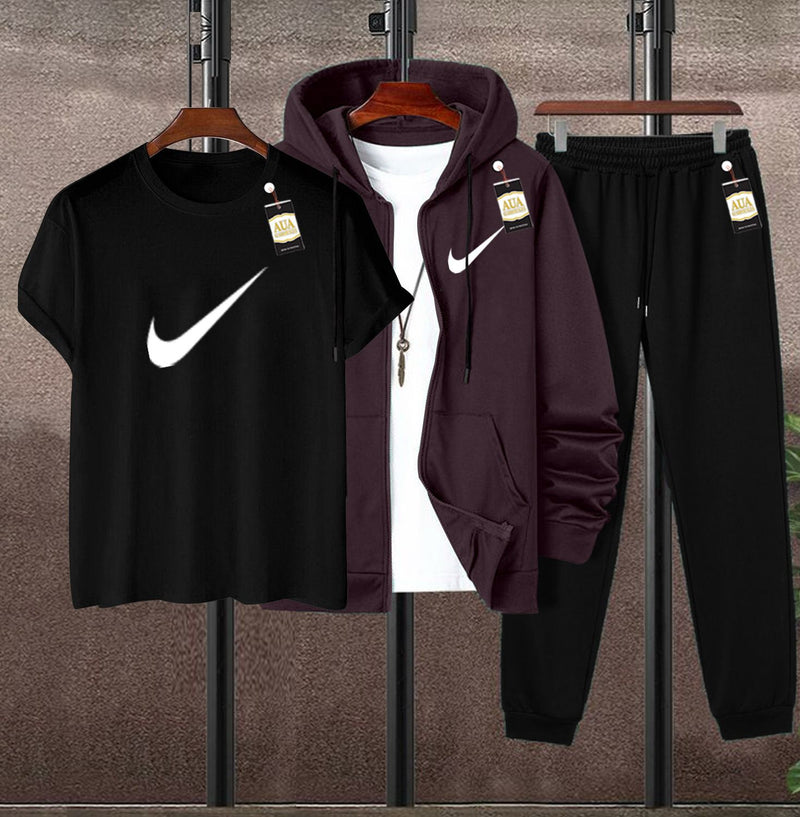 MEN'S CASUAL 3-PIECE ATHLETIC/LEISURE TRACKS SUIT AZ-4488