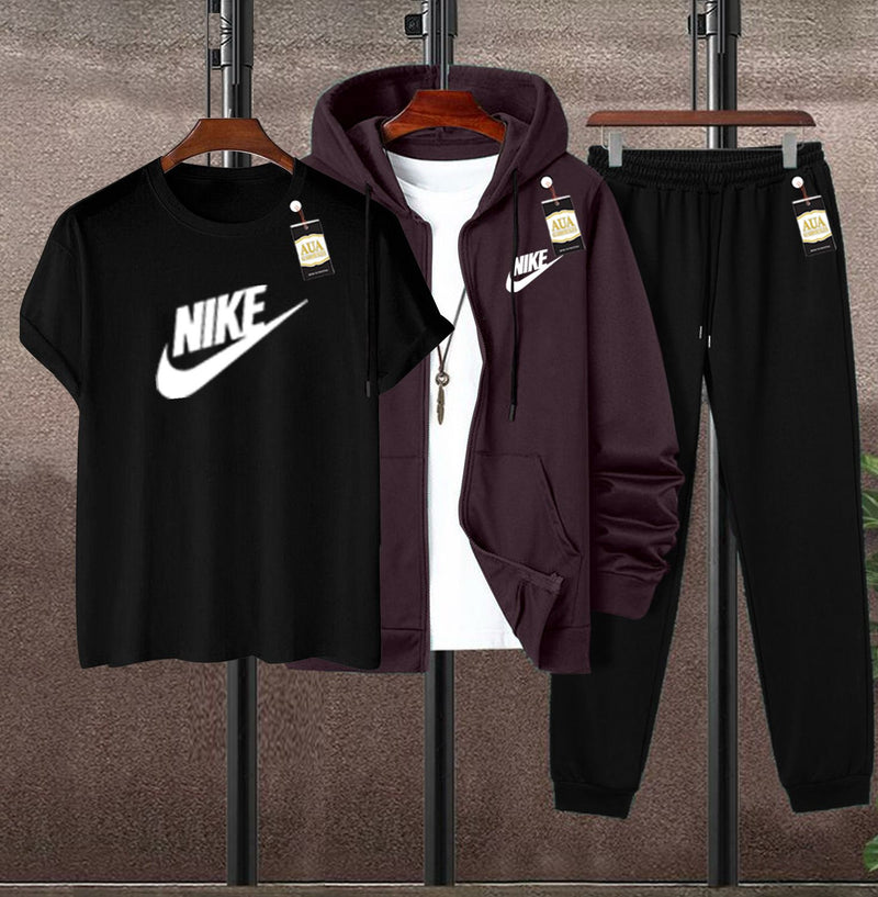 MEN'S CASUAL 3-PIECE ATHLETIC/LEISURE TRACKS SUIT AZ-4488