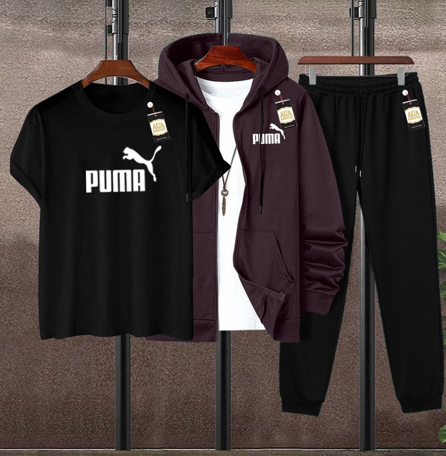 MEN'S CASUAL 3-PIECE ATHLETIC/LEISURE TRACKS SUIT AZ-4488