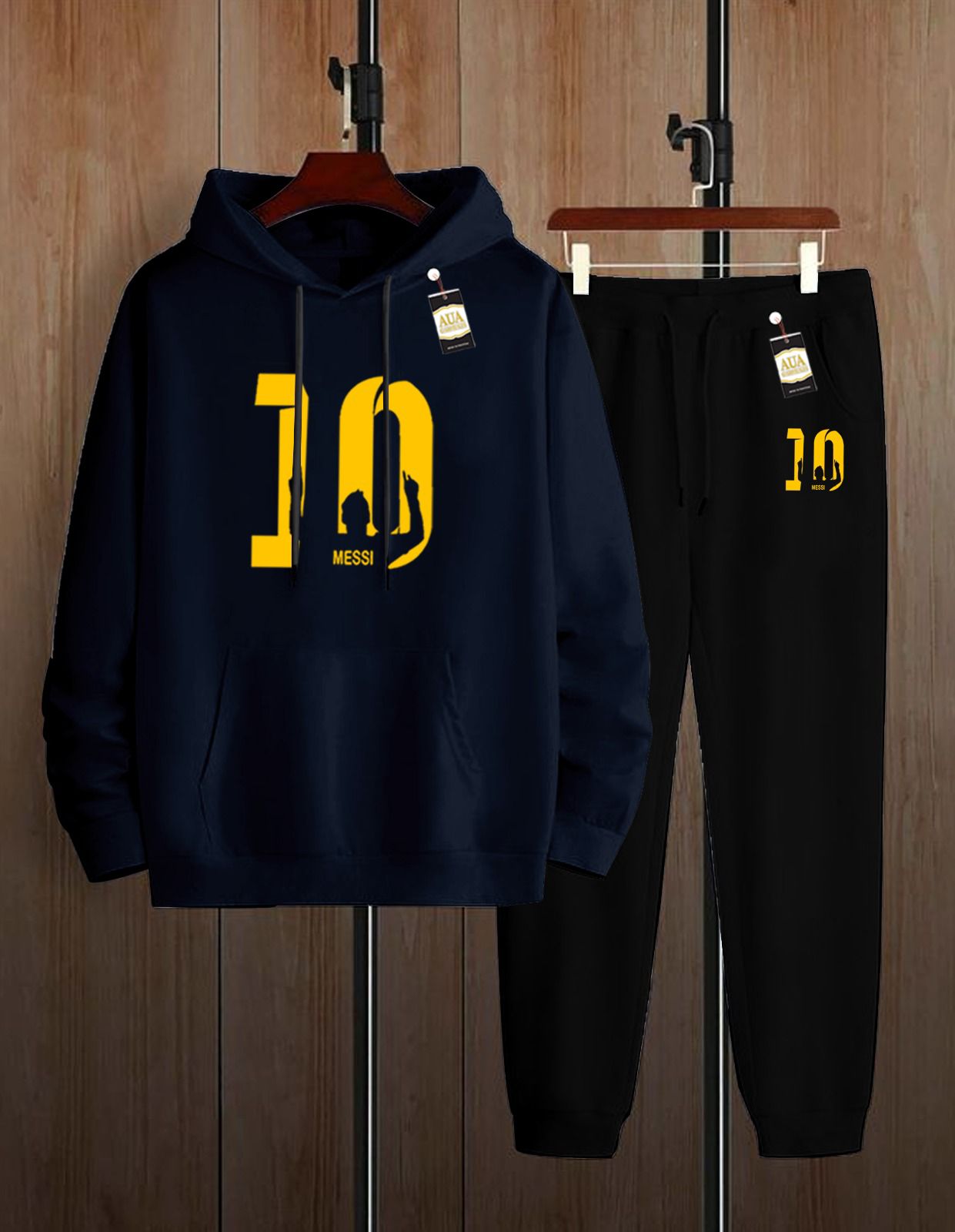 👕 Graphic Print Fleece Tracksuit (Hoodie & Joggers) AZ-2288