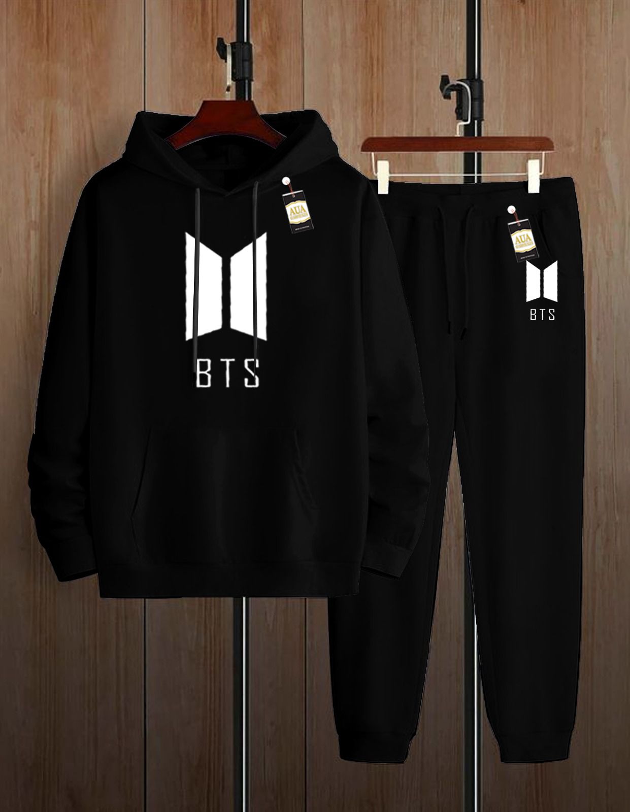 👕 Graphic Print Fleece Tracksuit (Hoodie & Joggers) AZ-2288