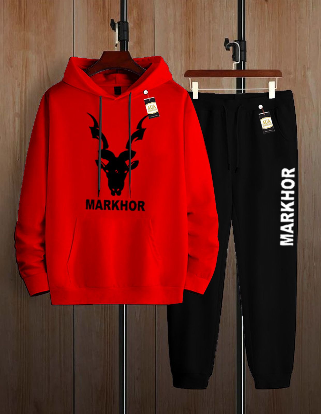 👕 Graphic Print Fleece Tracksuit (Hoodie & Joggers) AZ-2288